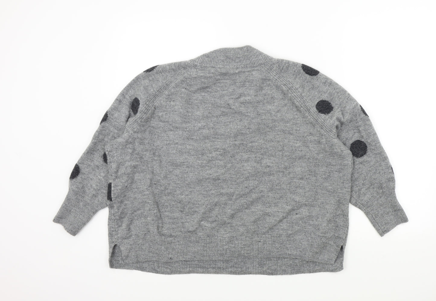 TU Womens Grey Polka Dot  Pullover Jumper Size 24