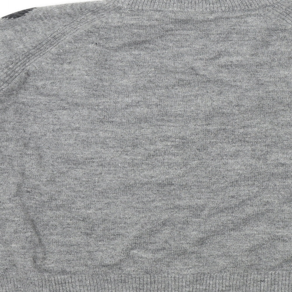 TU Womens Grey Polka Dot  Pullover Jumper Size 24