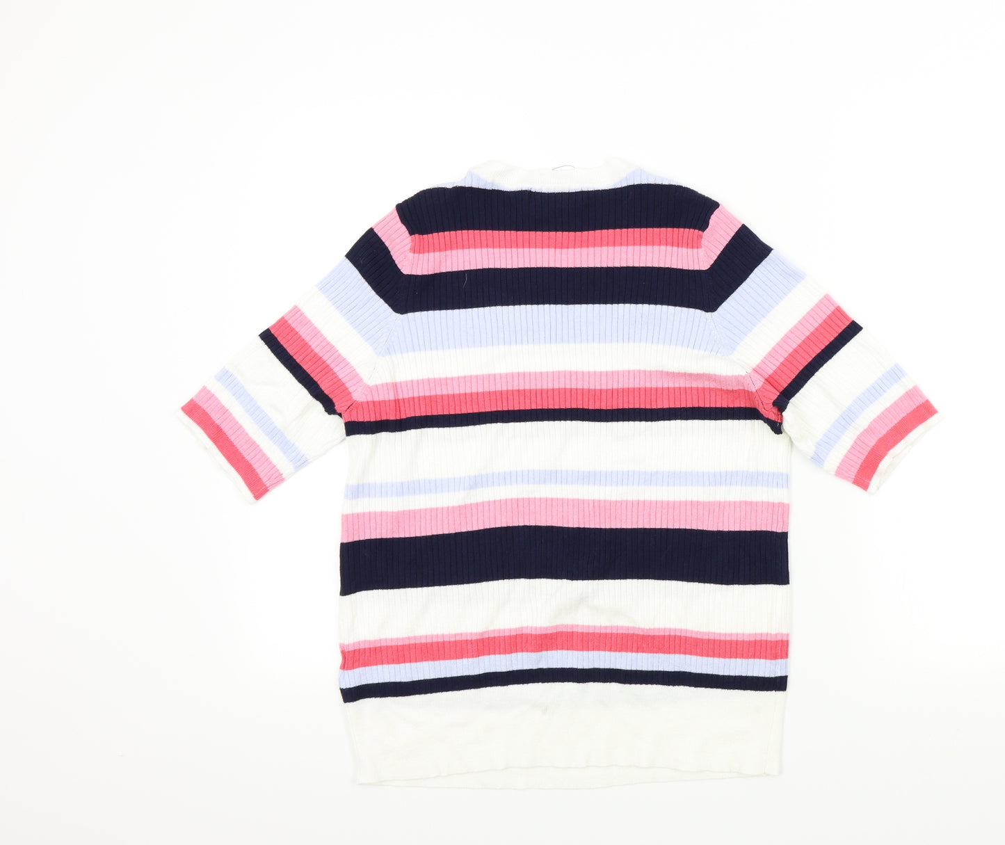 M&S Womens Multicoloured Striped  Pullover Jumper Size 20