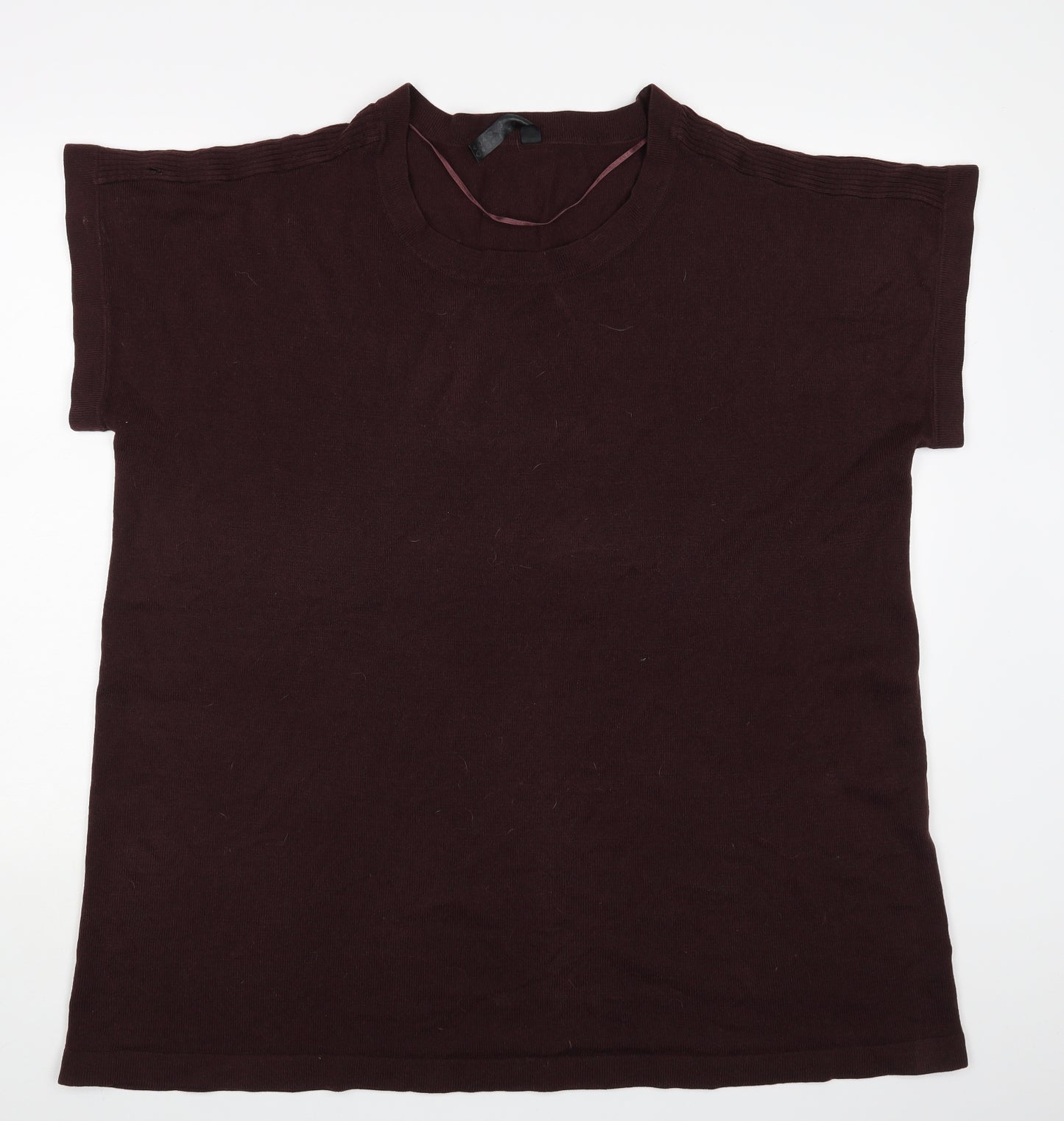 Preworn Womens Brown   Basic T-Shirt Size 30