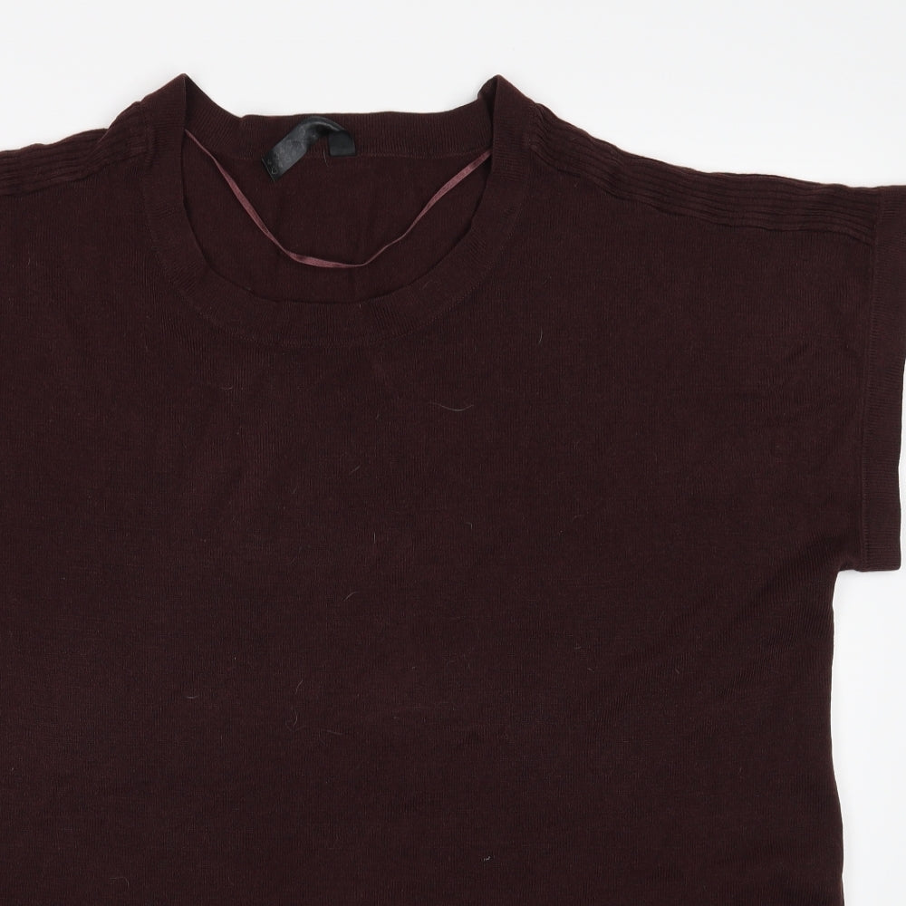 Preworn Womens Brown   Basic T-Shirt Size 30