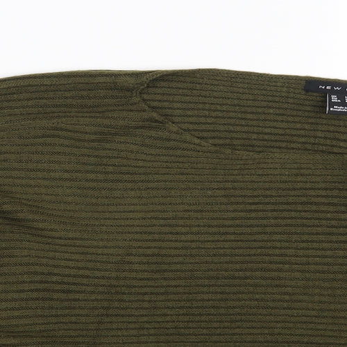 New Look Womens Green   Pullover Jumper Size L
