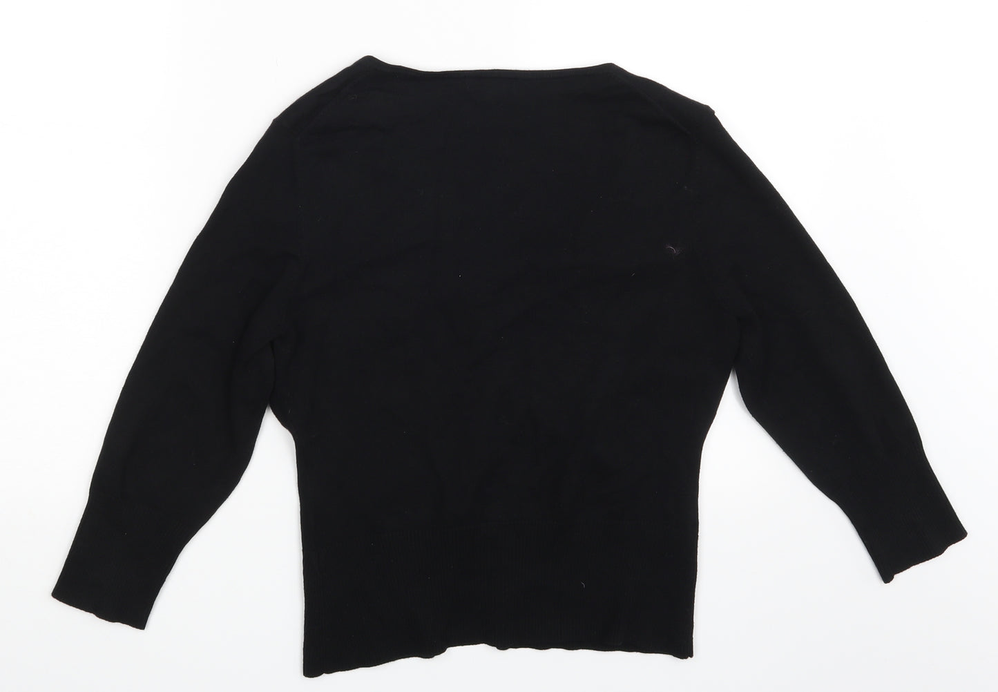 Per Una Womens Black   Cardigan Jumper Size 12