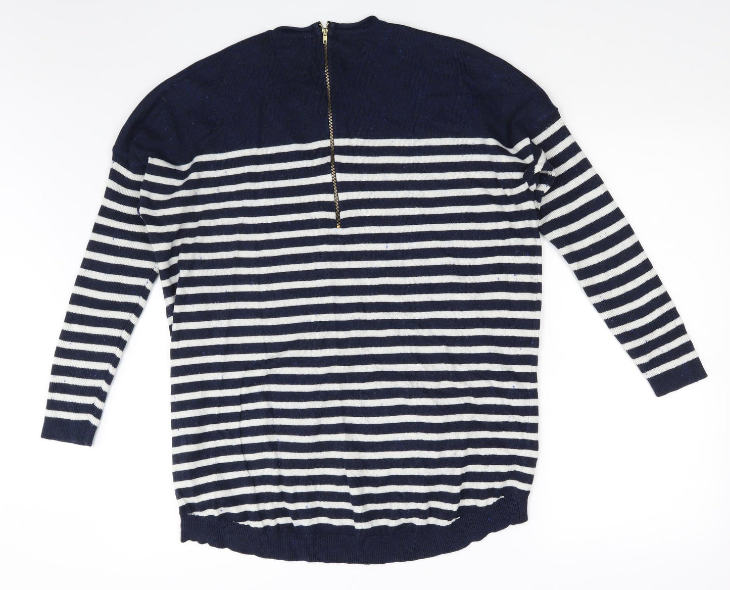 Atmosphere Womens Blue Striped  Pullover Jumper Size 18