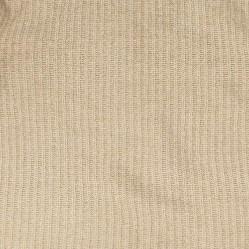 New Look Womens Gold  Knit Pullover Jumper Size S