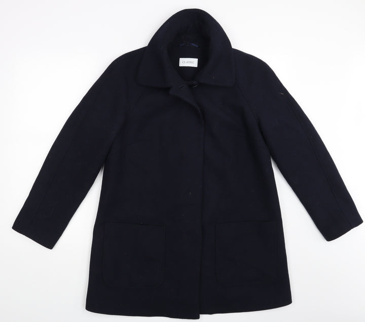 Classic Womens Blue Corduroy Jacket Size 14