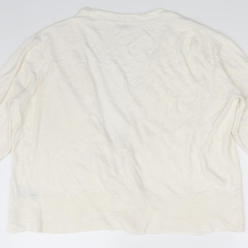Classic Womens Ivory   Cardigan Jumper Size 16