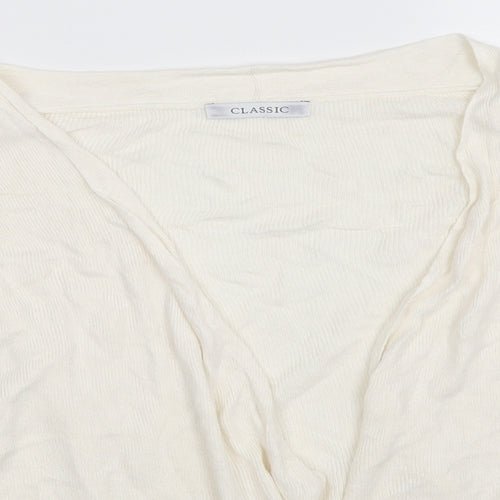Classic Womens Ivory   Cardigan Jumper Size 16