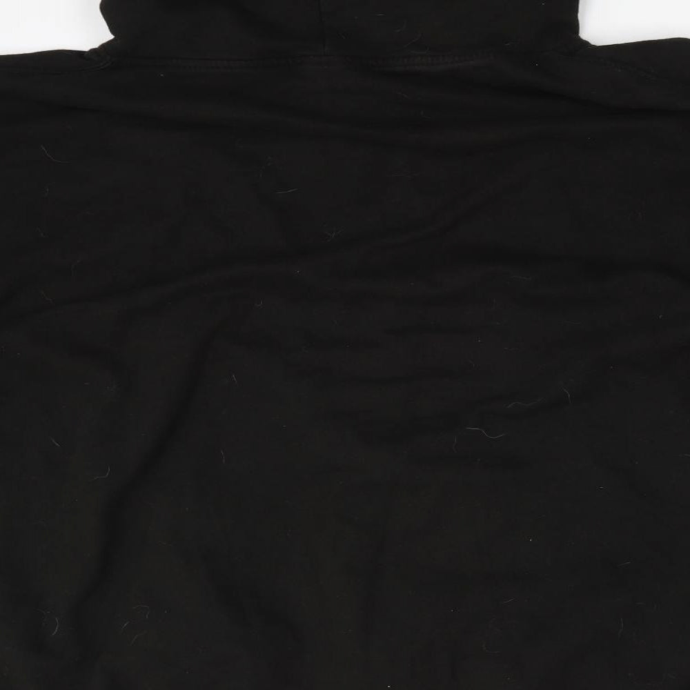 Preworn Mens Black   Full Zip Hoodie One Size  - CREAMFIELDS