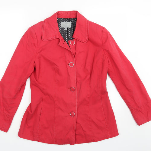 Per Una Womens Red   Jacket  Size 10
