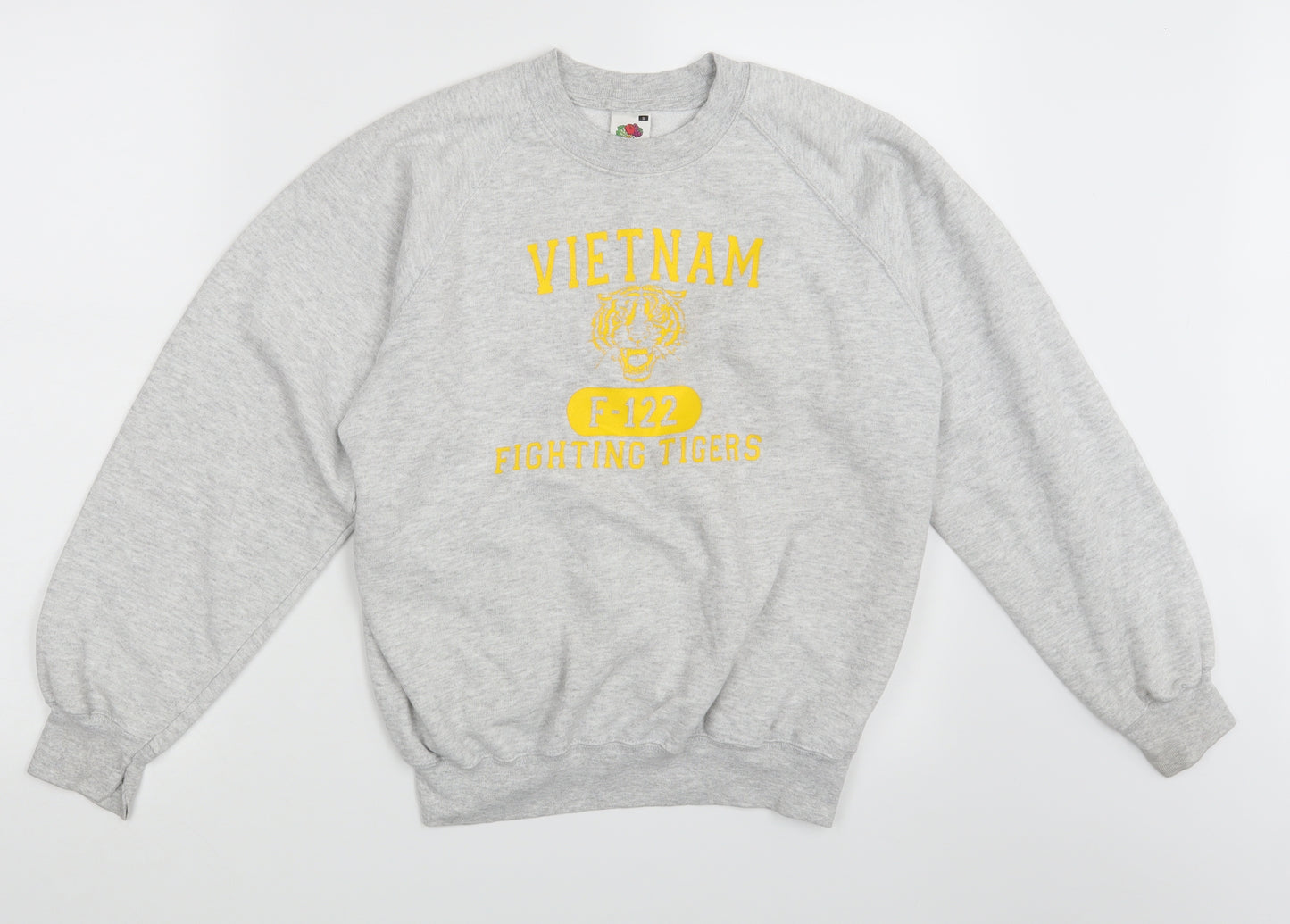 Fruit of the Loom Mens Grey   Pullover Sweatshirt Size S