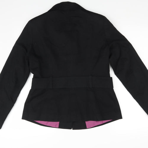 George Womens Black  Denim Jacket Blazer Size 14