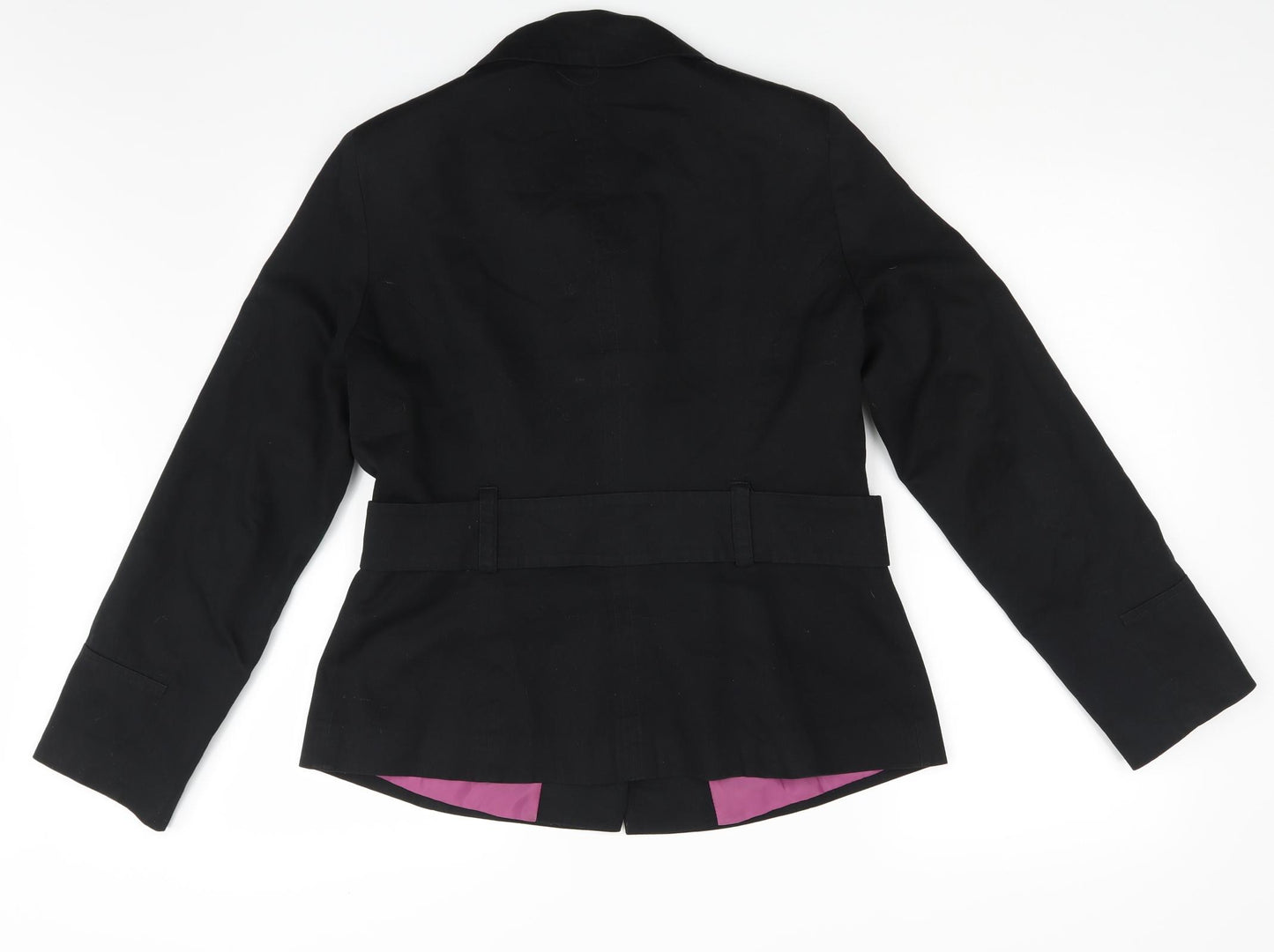 George Womens Black  Denim Jacket Blazer Size 14