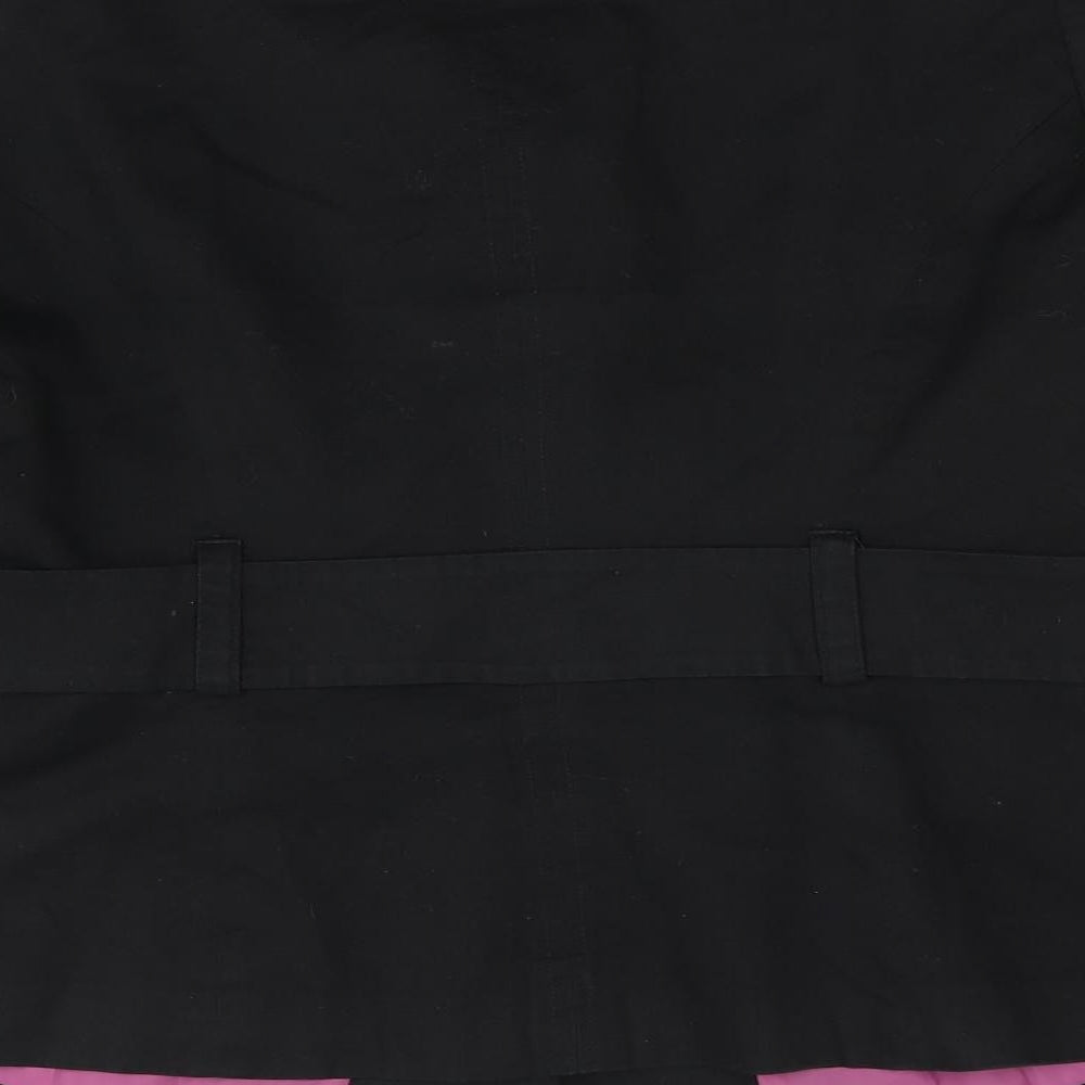 George Womens Black  Denim Jacket Blazer Size 14