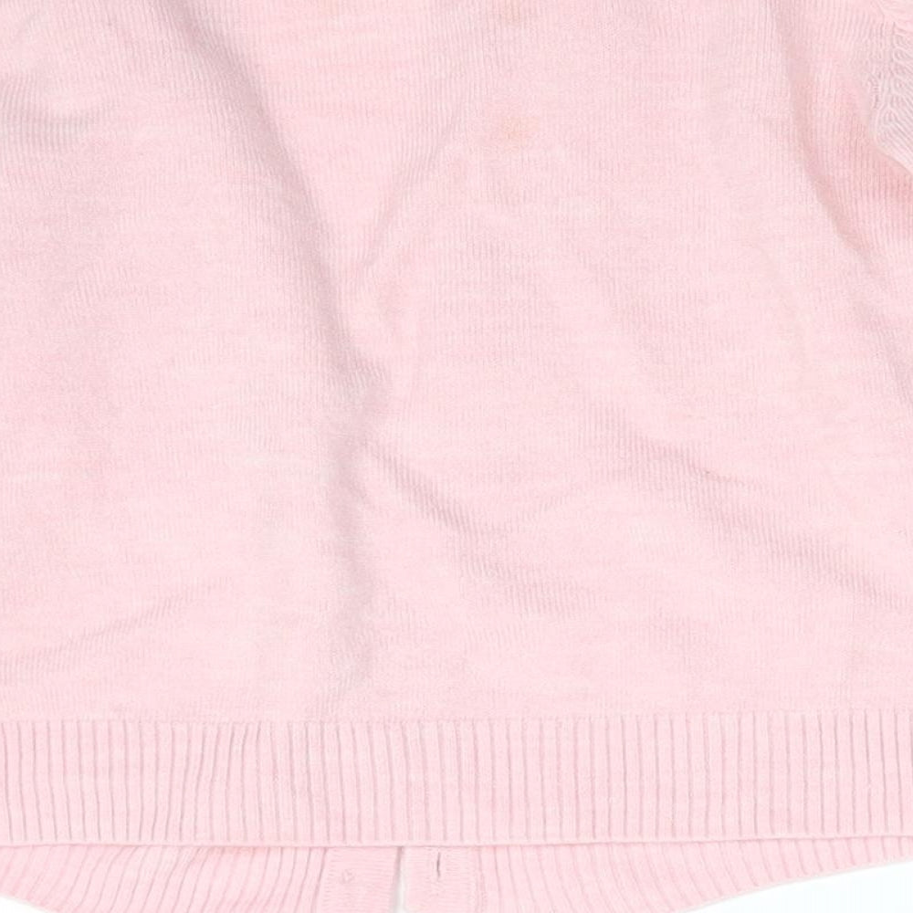 Young Dimension Girls Pink   Cardigan Jumper Size 5-6 Years