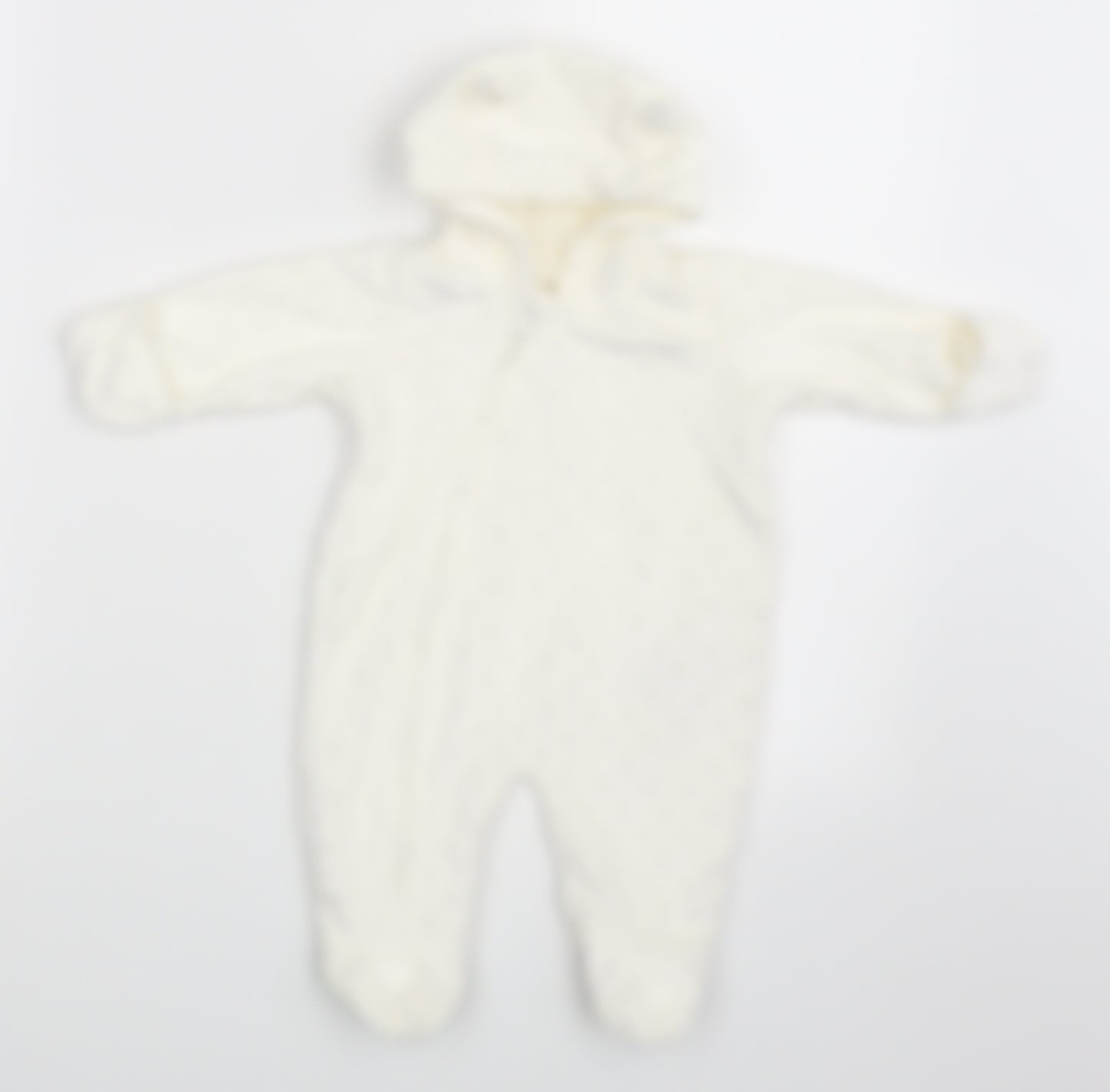 George Baby Ivory Polka Dot  Coverall One-Piece Size Newborn