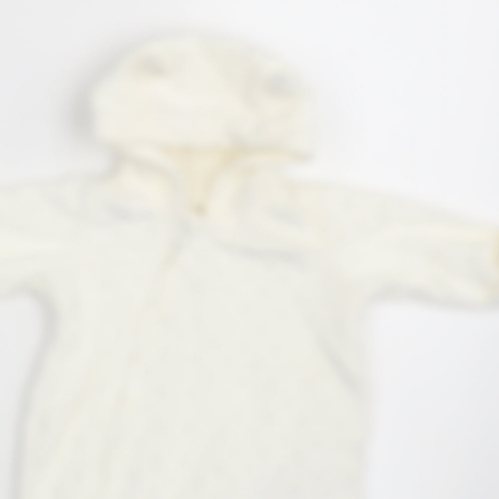 George Baby Ivory Polka Dot  Coverall One-Piece Size Newborn