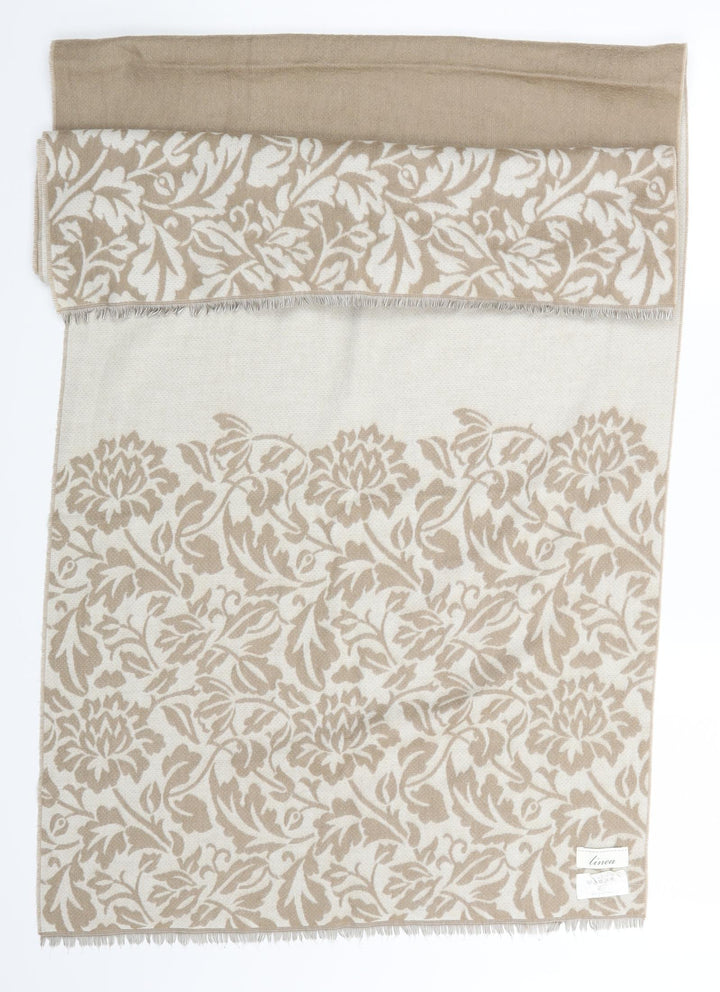 Linea Womens Multicoloured Floral   Scarf   - Double-sided