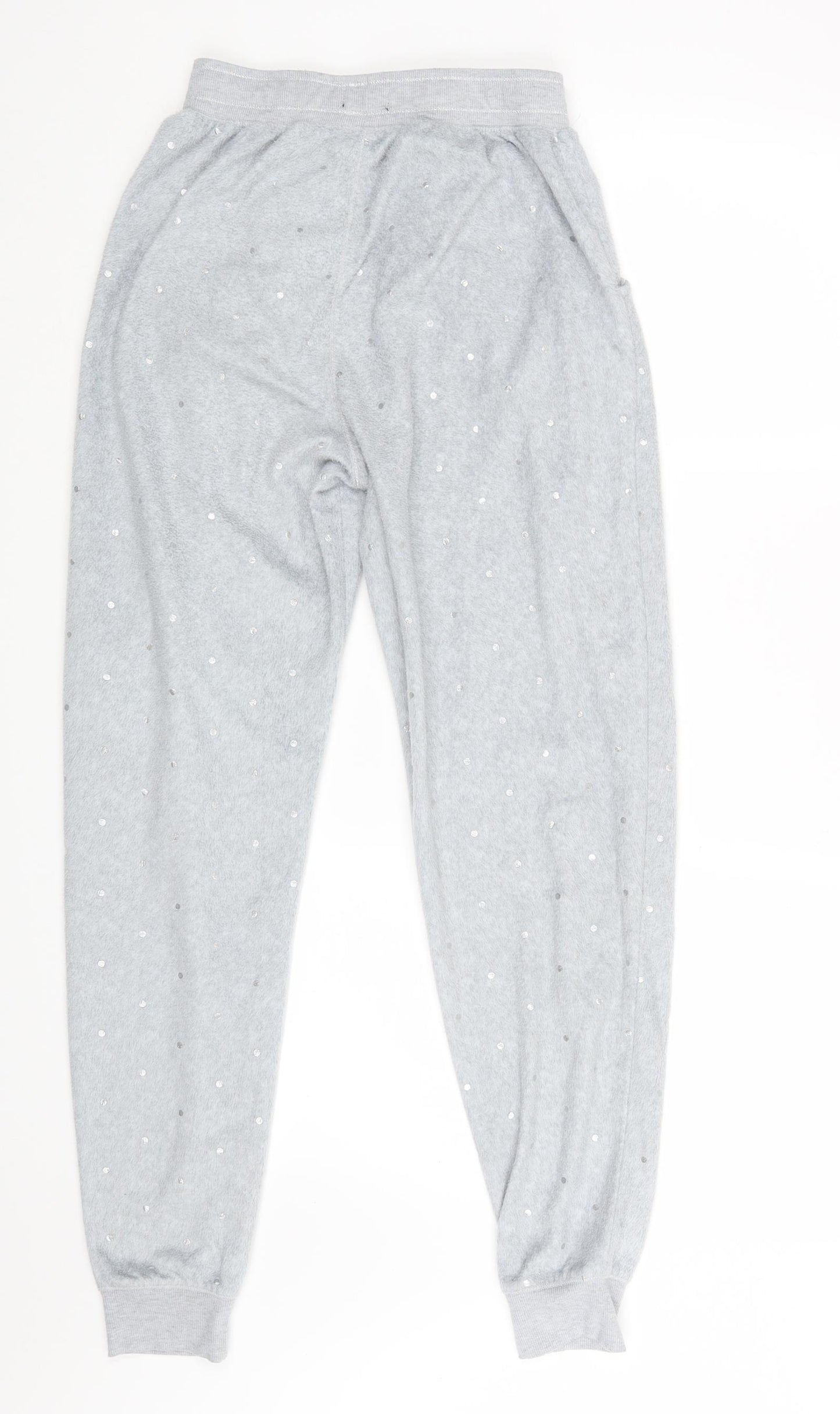 F&F Womens Grey Polka Dot  Jogger Trousers Size S L28 in