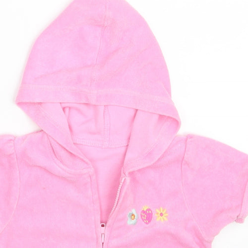 George Girls Pink   Cardigan Jumper Size 6-9 Months