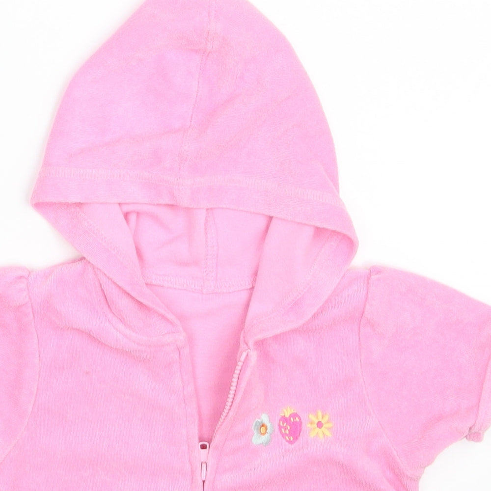 George Girls Pink   Cardigan Jumper Size 6-9 Months