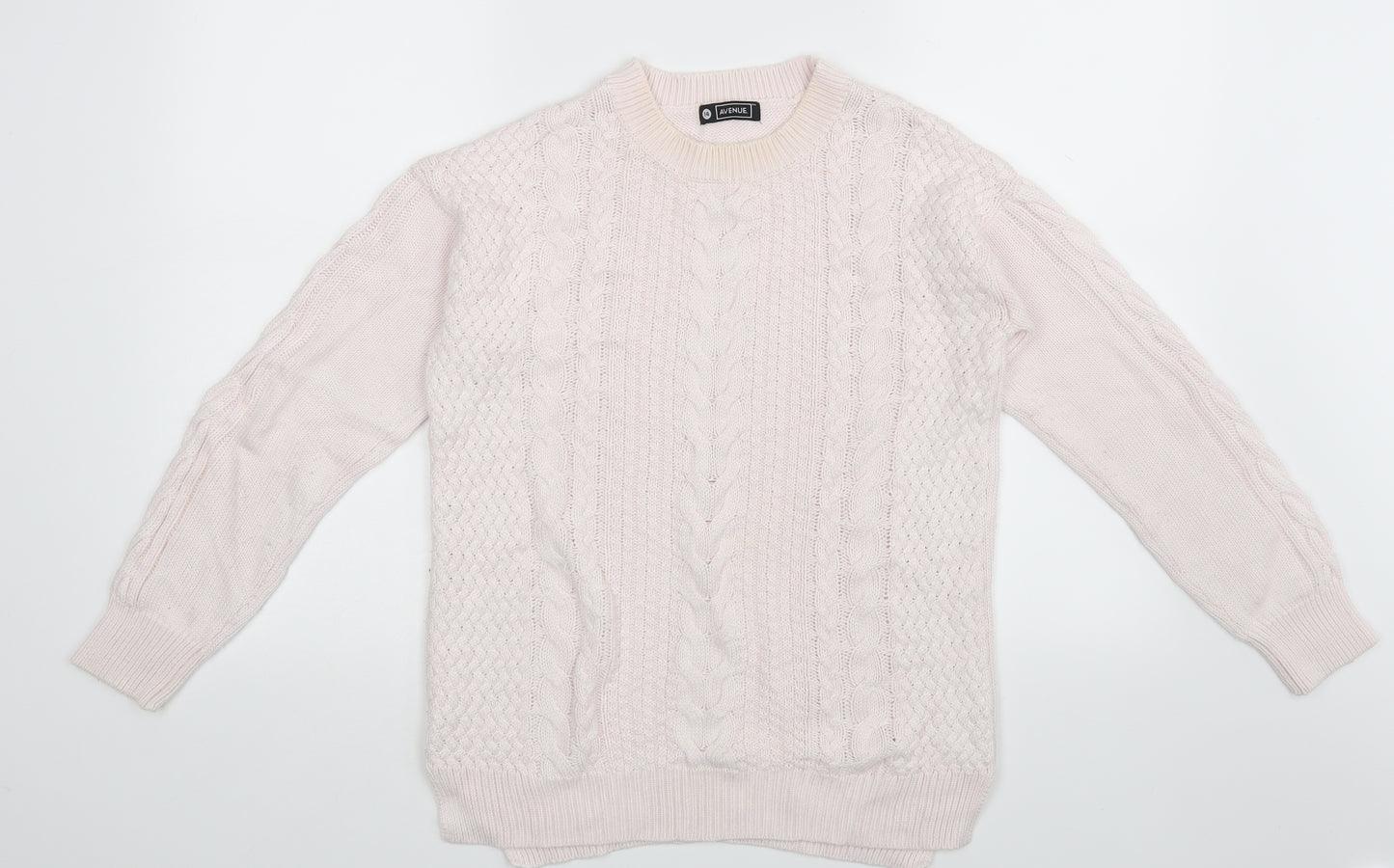 Avenue Womens Pink   Pullover Jumper Size 14