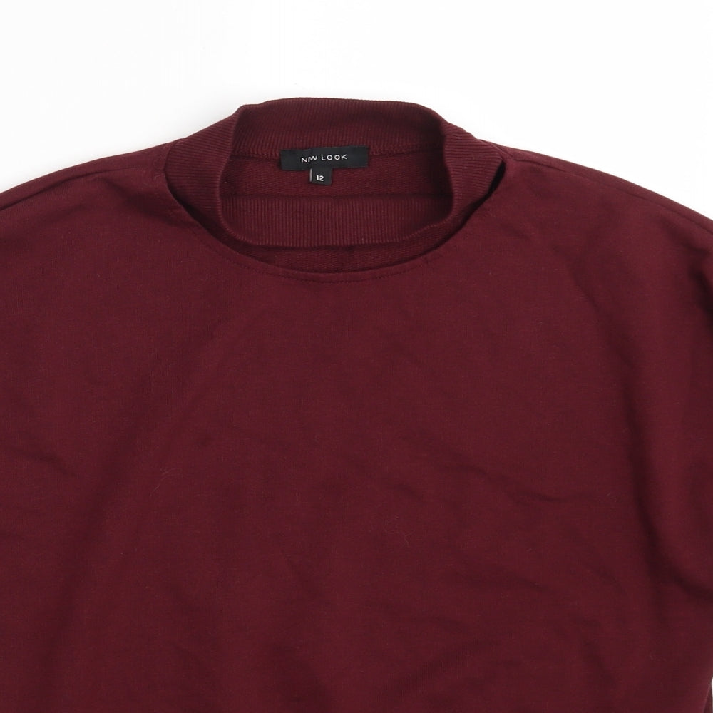 New Look Womens Purple   Pullover Sweatshirt Size 12