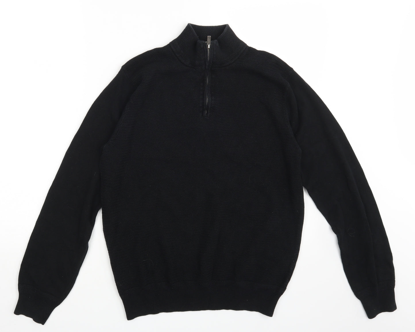Black Mens Black   Pullover Jumper Size M