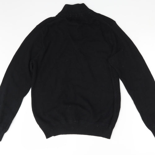 Black Mens Black   Pullover Jumper Size M