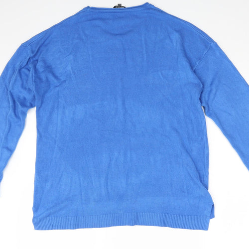 Pep & Co Womens Blue   Pullover Sweatshirt Size 18