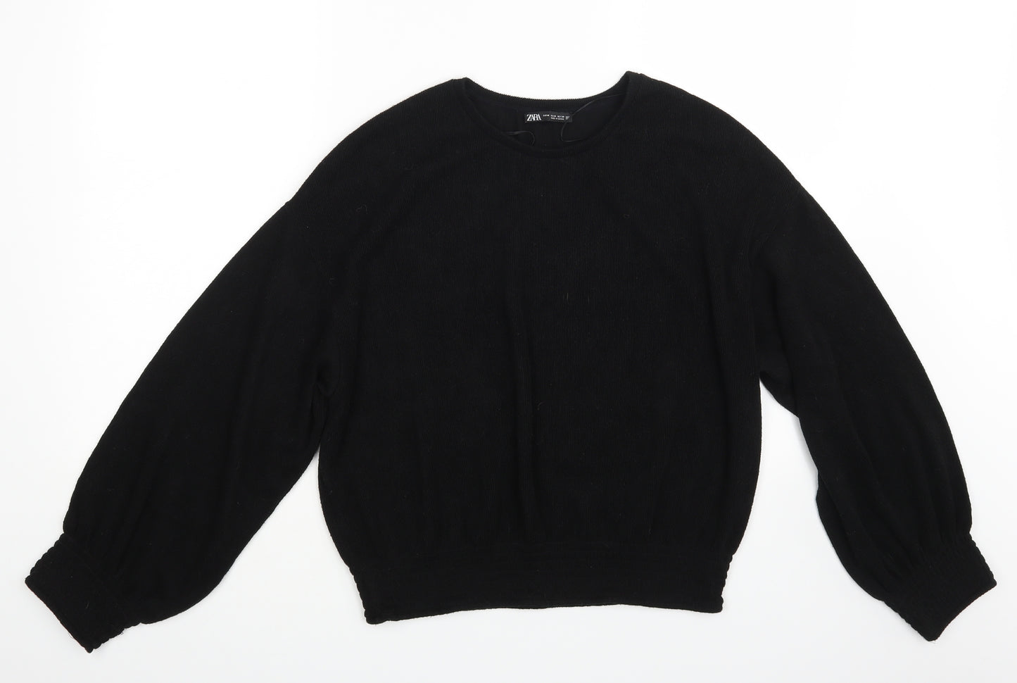 Zara Womens Black   Pullover Jumper Size M