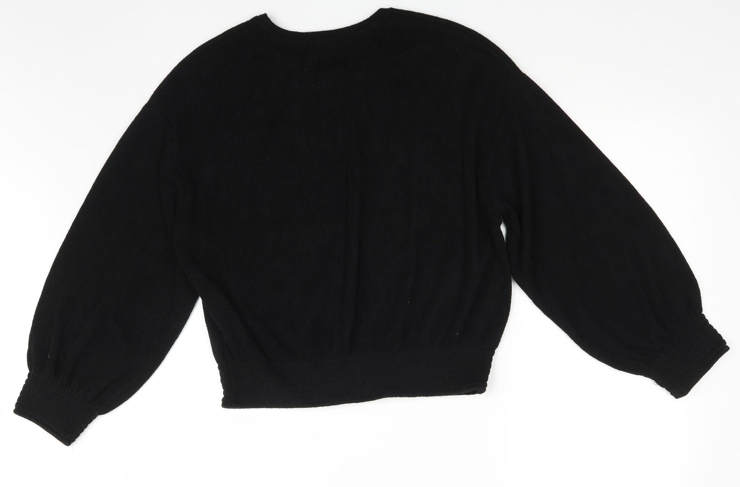 Zara Womens Black   Pullover Jumper Size M
