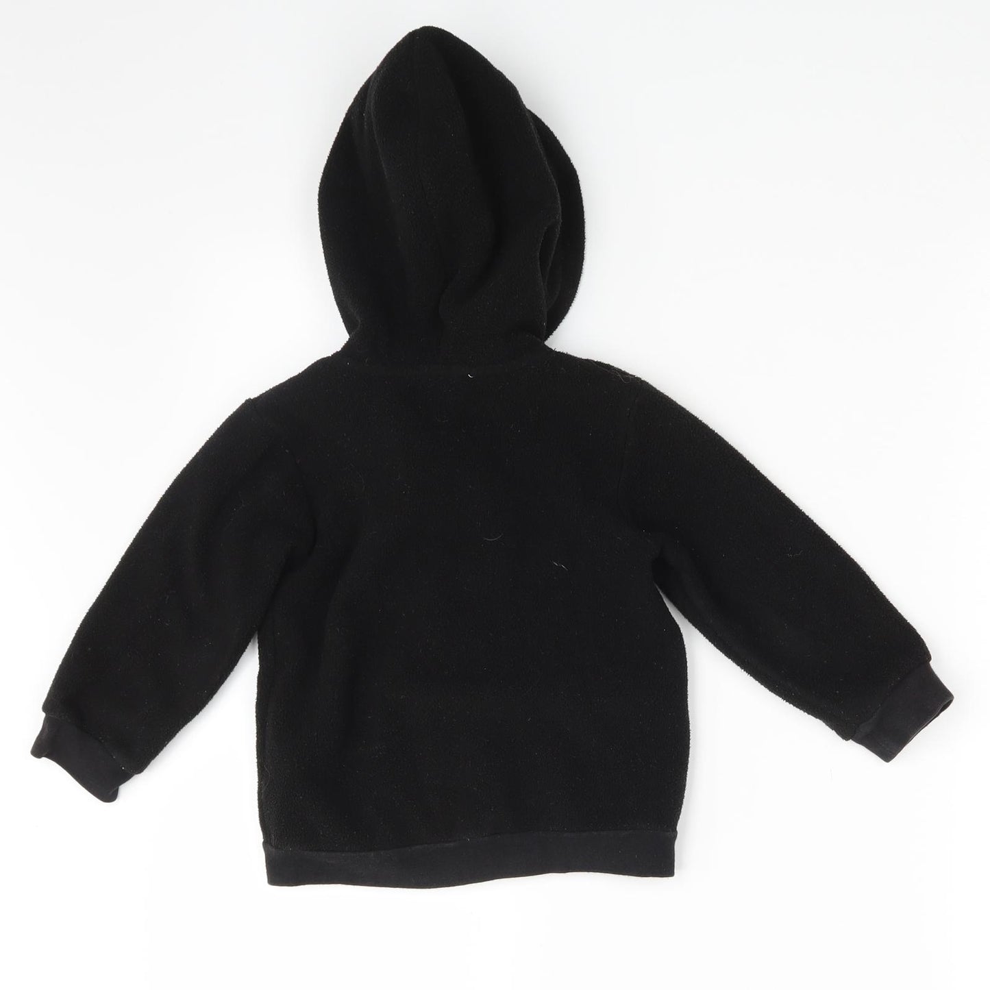 Preworn Boys Black   Full Zip Jumper Size 24 Months  - KIWI
