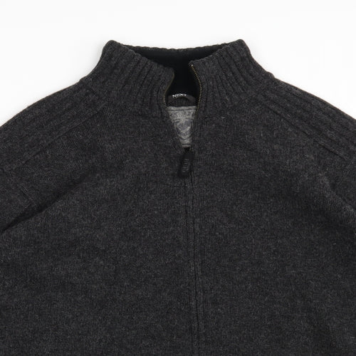 NEXT Mens Grey   Full Zip Jumper Size S