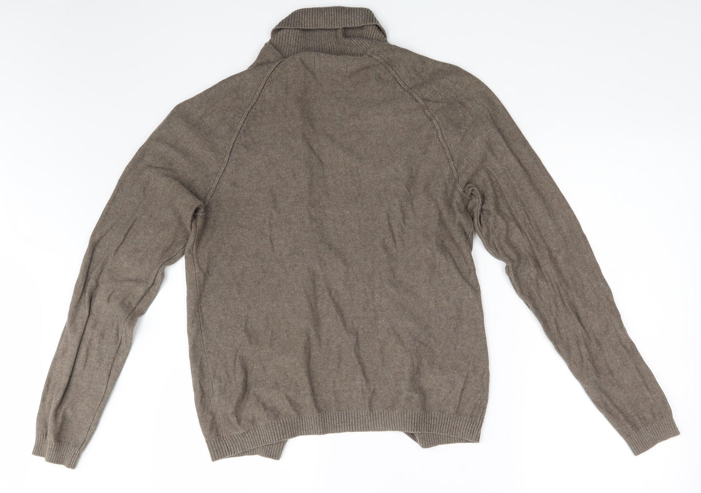 Topman Mens Brown   Cardigan Jumper Size S