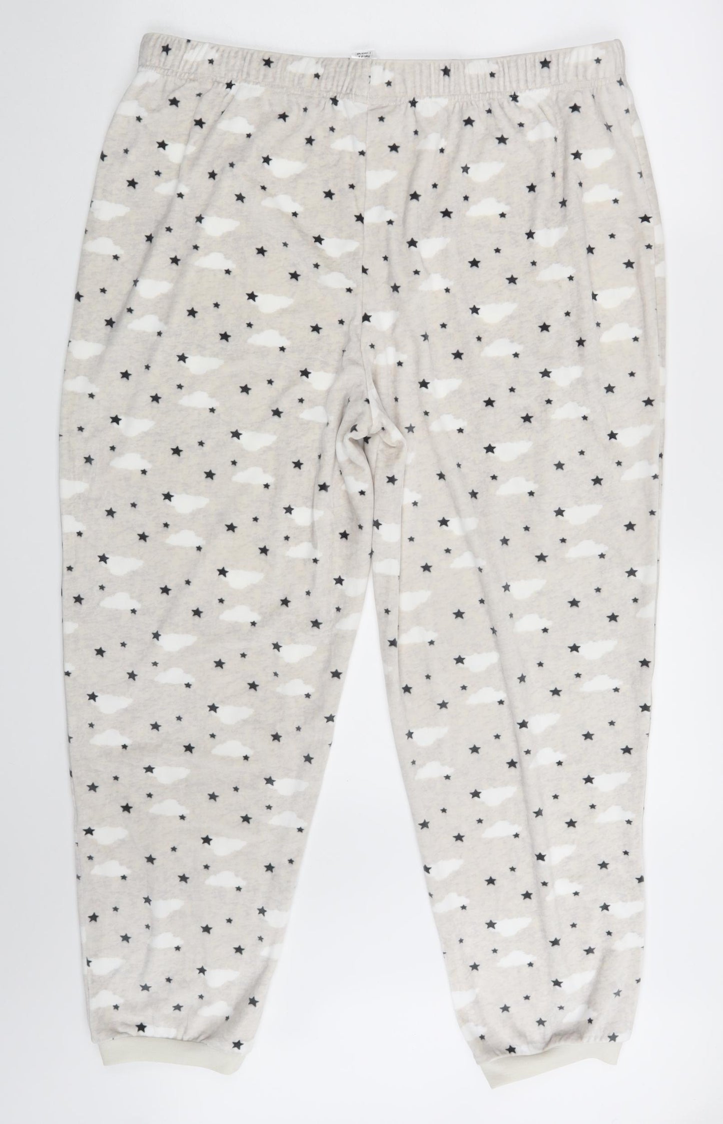 M&Co. Womens Ivory   Sweatpants Trousers Size 16 L26 in