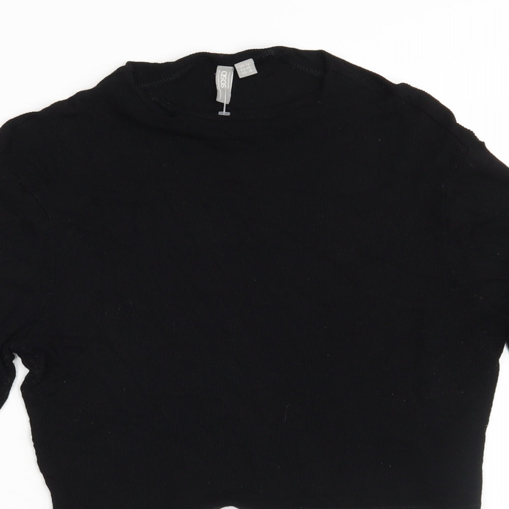 ASOS Womens Black   Basic T-Shirt Size 12