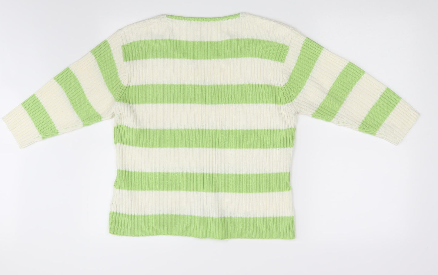 Preworn Womens Multicoloured Striped  Pullover Jumper Size M