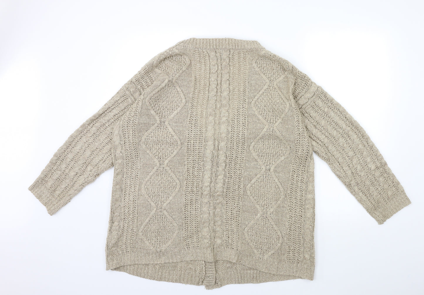 Atmosphere Womens Brown  Knit Cardigan Jumper Size 18