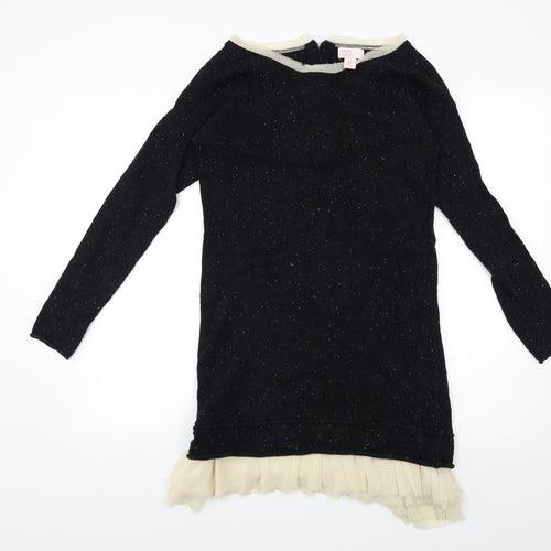 Cape Daisy Womens Black   Jumper Dress  Size S