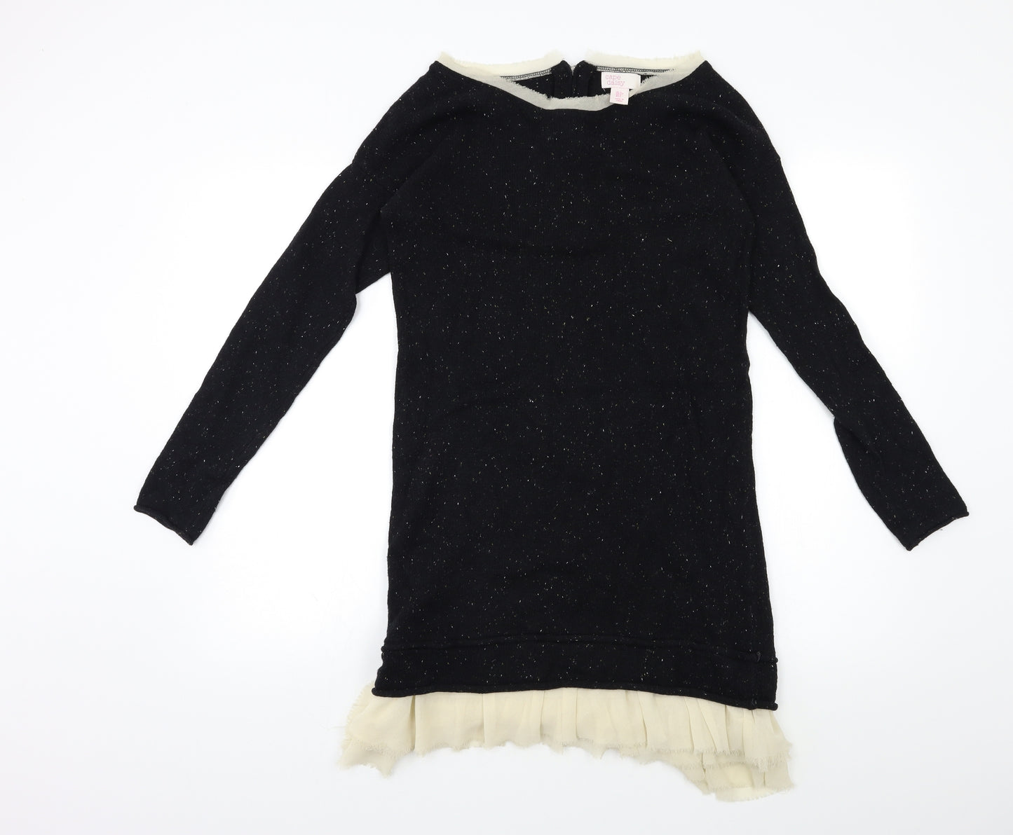 Cape Daisy Womens Black   Jumper Dress  Size S