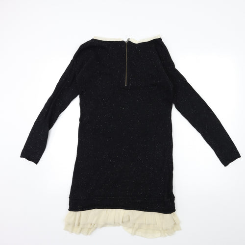 Cape Daisy Womens Black   Jumper Dress  Size S