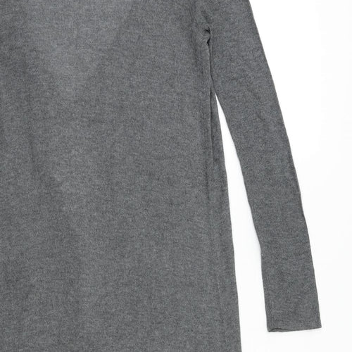 Red Herring Womens Grey  Knit Cardigan Jumper Size 8
