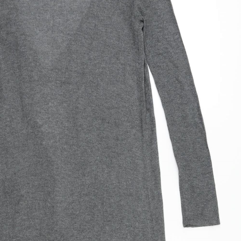 Red Herring Womens Grey  Knit Cardigan Jumper Size 8