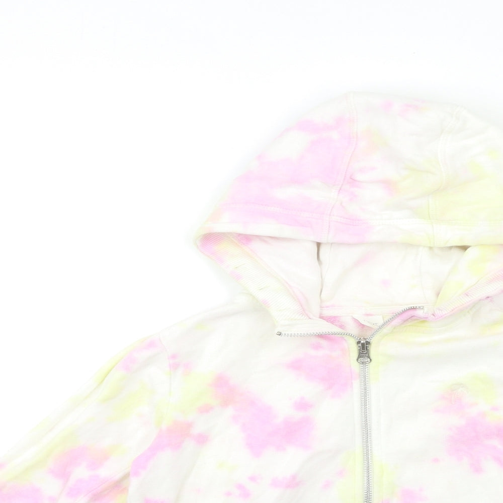 NEXT Girls Pink   Full Zip Hoodie Size 8 Years