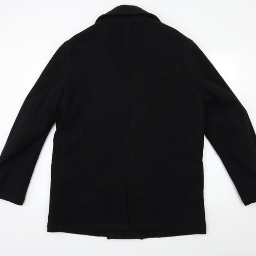 Preworn Mens Black   Jacket Coat Size L