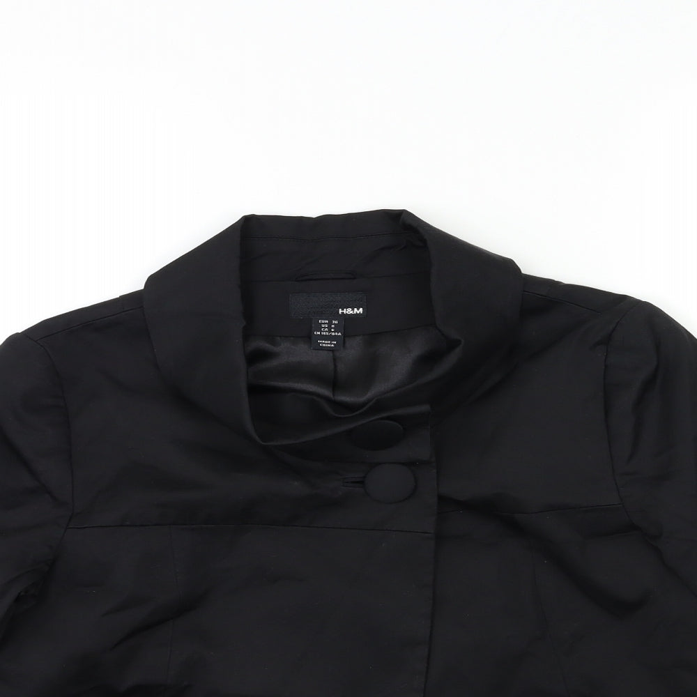 H&M Womens Black   Jacket  Size 8
