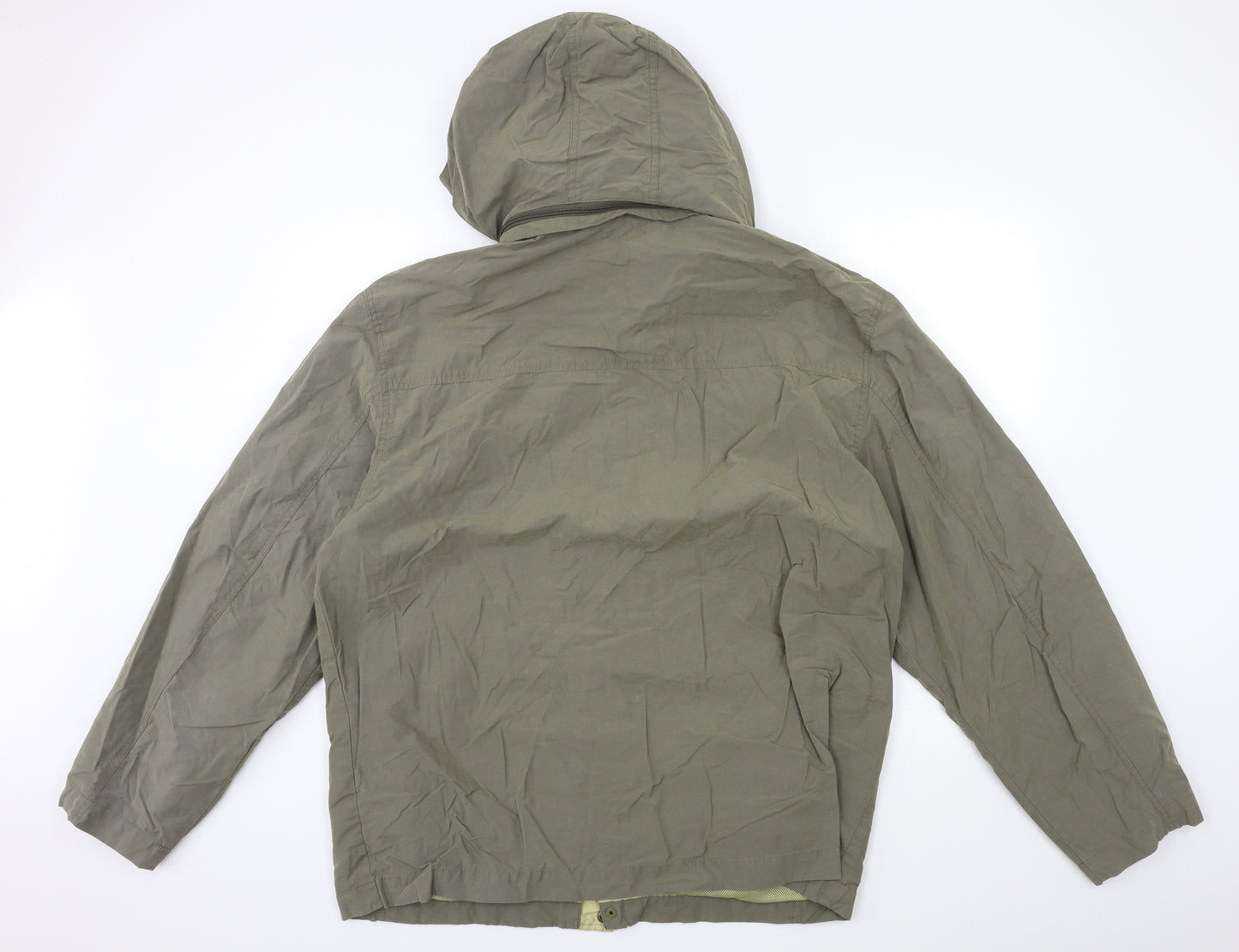 Adventure Mens Green   Rain Coat Coat Size 2XL