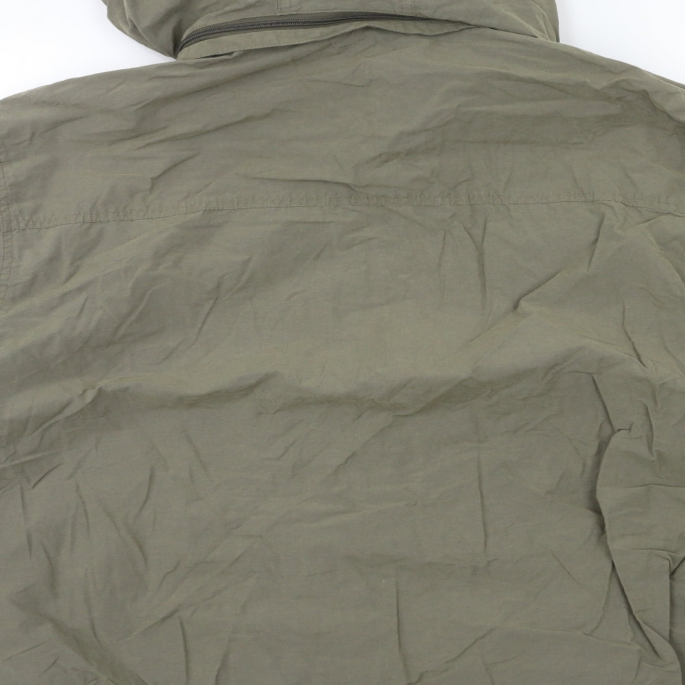 Adventure Mens Green   Rain Coat Coat Size 2XL