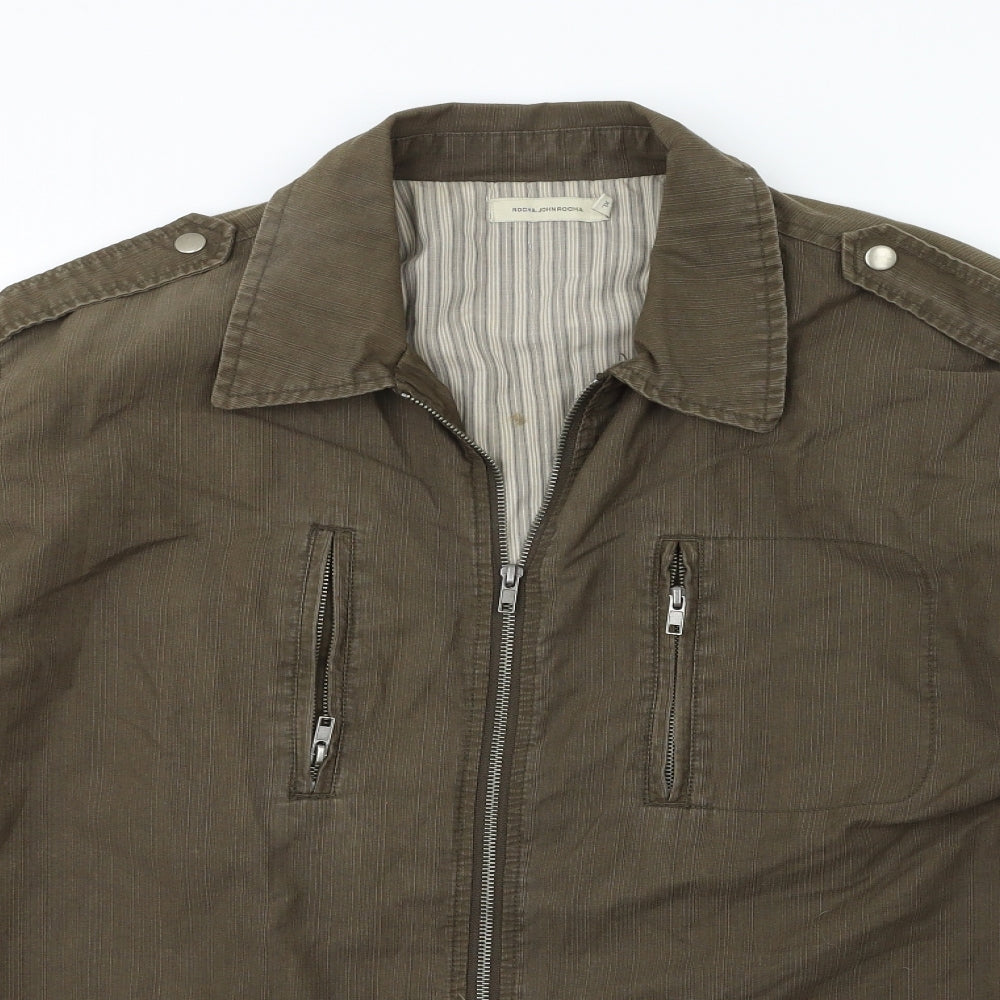 RJR.John Rocha Mens Brown   Jacket Coat Size XL